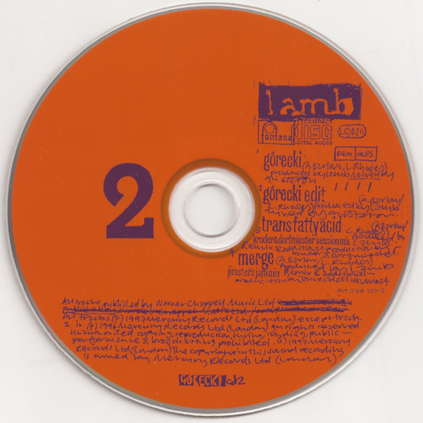Lamb - Górecki 2 | Fontana (LAMDD4) - 3