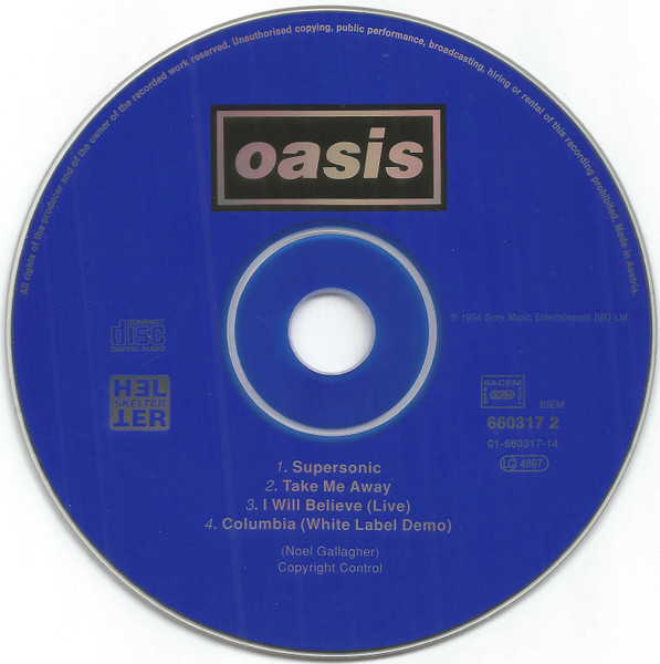 Oasis - Supersonic | Helter Skelter (HES 660317 2) - 4