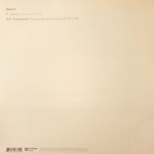 Zero 7 - Home / Somersault | New State Music (NEW 8100C) - 2 Zero 7 - Home / Somersault | New State Music (NEW 8100C) - 2