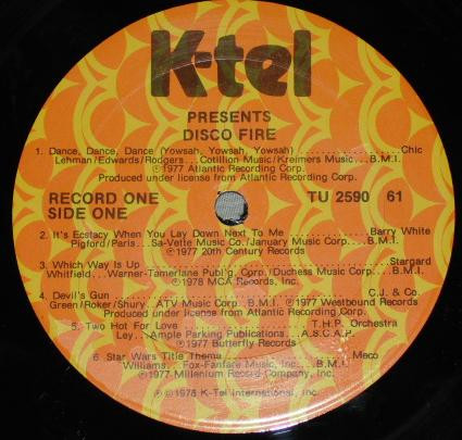 Various - Disco Fire | K-Tel (TU 2590) - 3 Various - Disco Fire | K-Tel (TU 2590) - 3