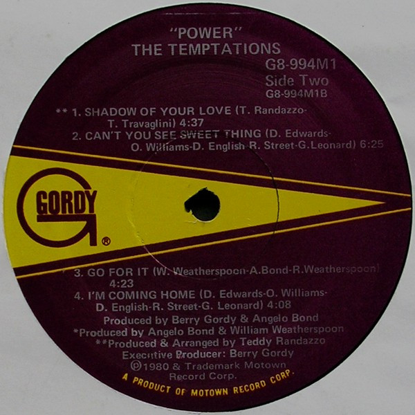 The Temptations - Power | Gordy (G8-994M1) - 4 The Temptations - Power | Gordy (G8-994M1) - 4
