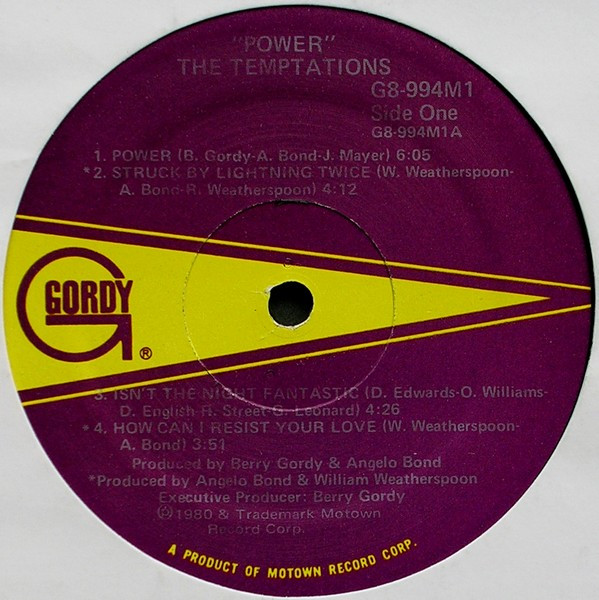 The Temptations - Power | Gordy (G8-994M1) - 3 The Temptations - Power | Gordy (G8-994M1) - 3