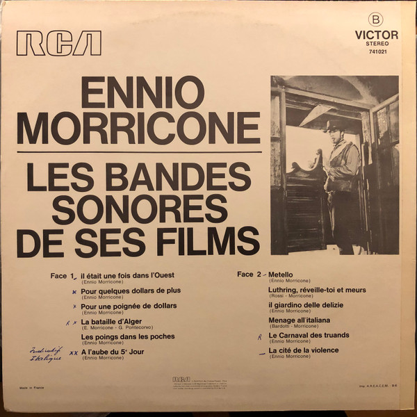Ennio Morricone - Les Bandes Sonores De Ses Films | RCA Victor (741021) - 2
