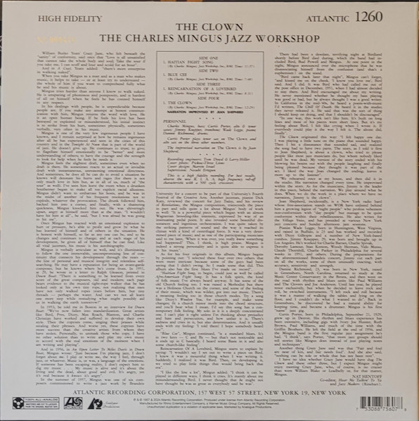 Charles Mingus - The Clown | Analogue Productions (APA 060-45) - 2