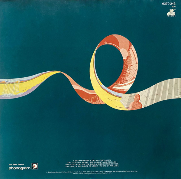 The Alan Parsons Project - Tales Of Mystery And Imagination | 20th Century Fox Records (6370 243) - 4 The Alan Parsons Project - Tales Of Mystery And Imagination | 20th Century Fox Records (6370 243) - 4