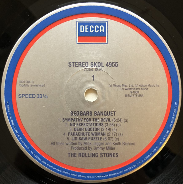 The Rolling Stones - Beggars Banquet | Decca (SKDL 4955) - 3 The Rolling Stones - Beggars Banquet | Decca (SKDL 4955) - 3