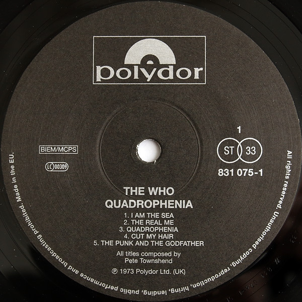 The Who - Quadrophenia | Polydor (831 074-1) - 3
