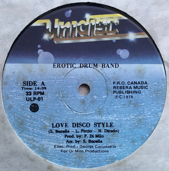 Erotic Drum Band - Action 78 [Vinyl] | Unidisc (ULP-01) - 3