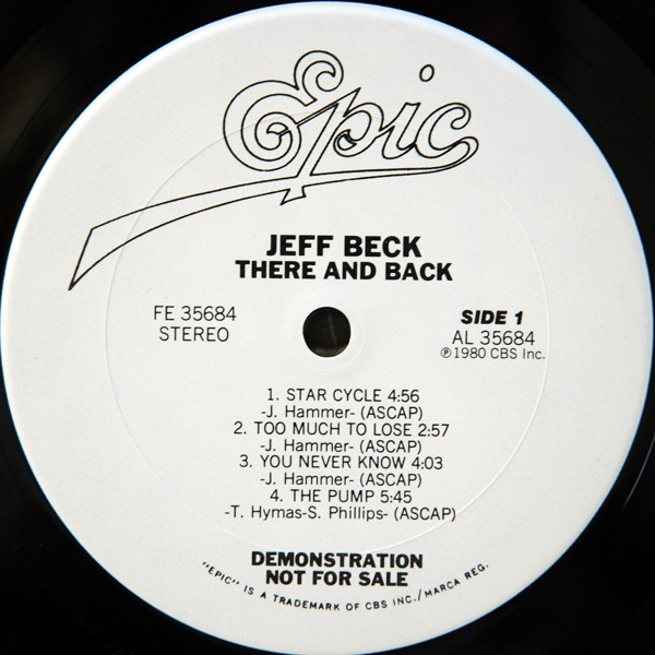 Jeff Beck - There & Back | Epic (FE 35684) - 3