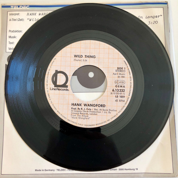 Hank Wangford - Wild Thing | Line Records (6.13232) - 3