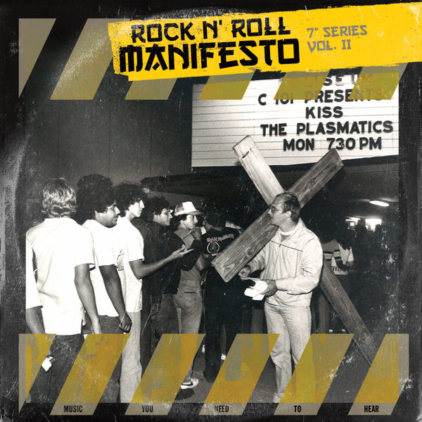 Sonny Vincent , The Manikins , Miscalculations , Judex - Rock N' Roll Manifesto 7" Series Vol. II - Vinilo 7" Amarillo/Negro | Stamp Out Disco (SODOFF7)