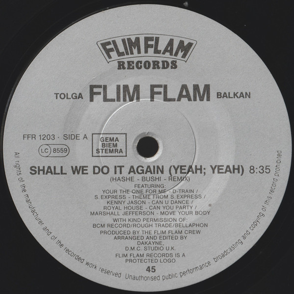 Flim Flam - Shall We Do It Again (DMC Remix) | Flim Flam Records (FFR 1203) - 3