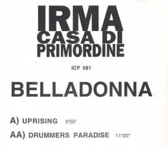 Maurizio Belladonna - Uprising / Drummer Paradise | Irma CasaDiPrimordine (ICP 081) - 3