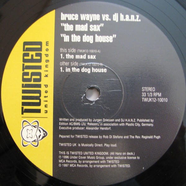 Bruce Wayne vs. H.A.N.Z. - The Mad Sax | Twisted United Kingdom (TWUK12-10010) - main