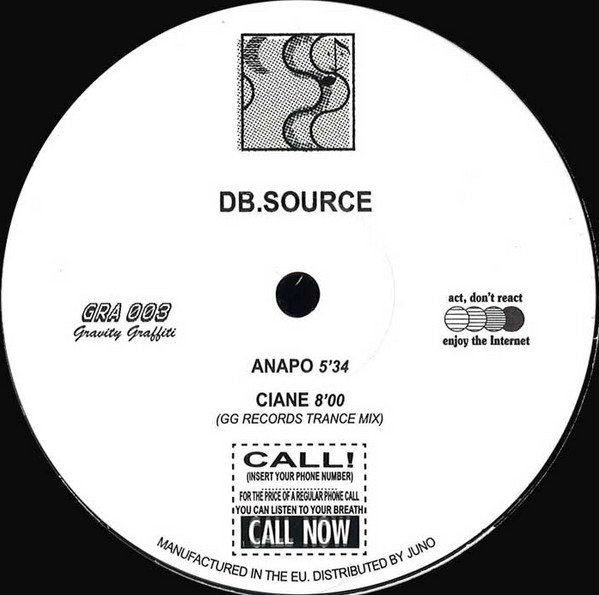 Yoshinori Hayashi / DB.Source - Square Sun / Anapo | Gravity Graffiti (GRA003) - 2