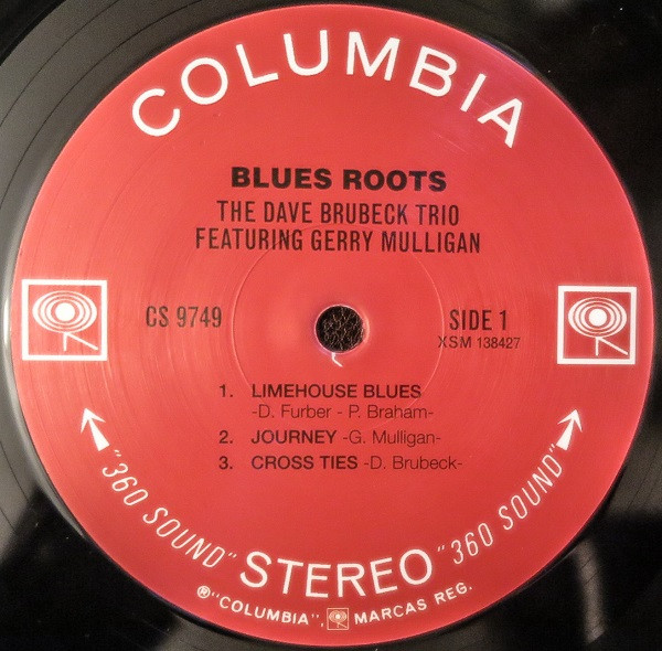 The Dave Brubeck Trio Featuring Gerry Mulligan - Blues Roots | Columbia (CS 9749) - 4