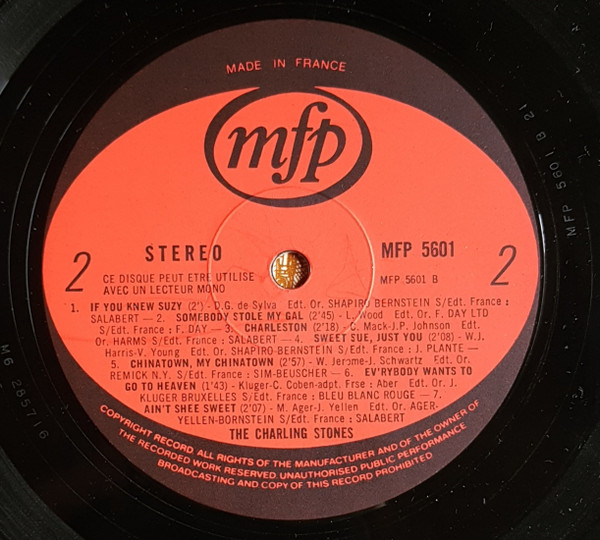 The Charling Stones - Charleston A Gogo | Music For Pleasure (MFP 5601) - 4