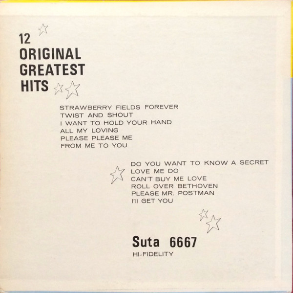 The Beatles - The Original Greatest Hits | Suta Records (LP 6667) - 2