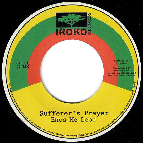 Enos McLeod - Sufferer's Prayer | Iroko Records (BB 38) - main
