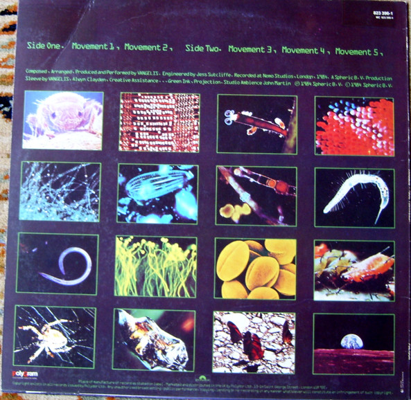 Vangelis - Soil Festivities | Polydor (823 396-1) - main