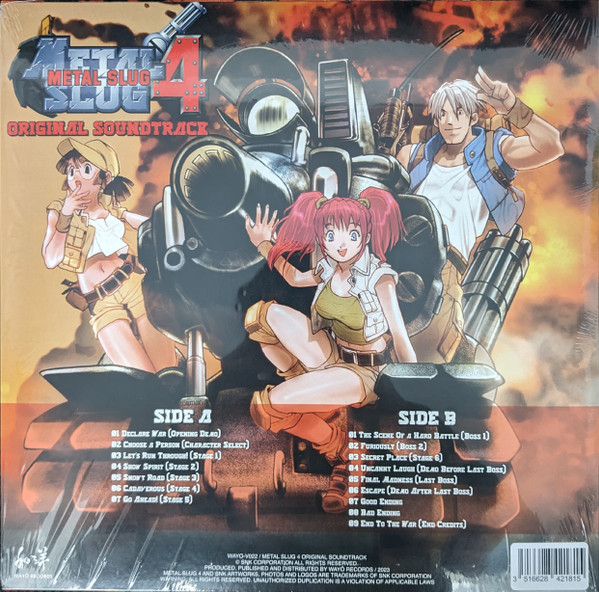 SNK Sound Team - Metal Slug 4 Original Soundtrack | Wayô Records (WAYO-V022) - 2 SNK Sound Team - Metal Slug 4 Original Soundtrack | Wayô Records (WAYO-V022) - 2