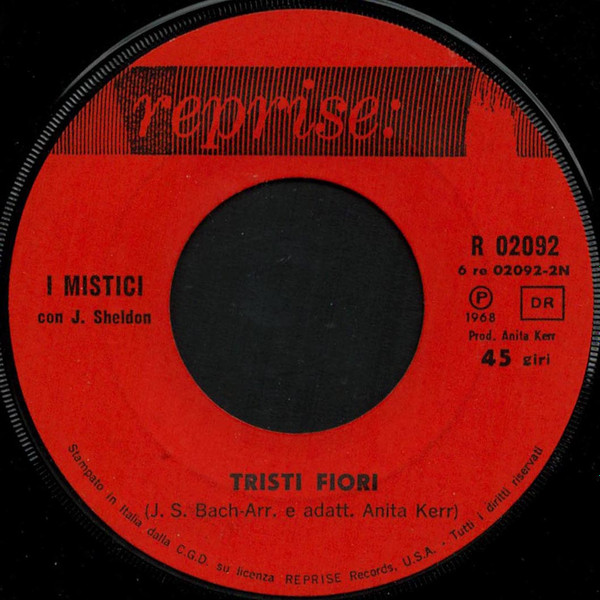 I Mistici - Happy Flowers / Tristi Fiori | Reprise Records (R 02092) - 3 I Mistici - Happy Flowers / Tristi Fiori | Reprise Records (R 02092) - 3