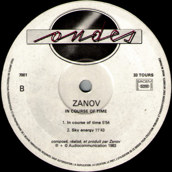 Zanov - In Course Of Time | Ondes (J. 7001) - 3