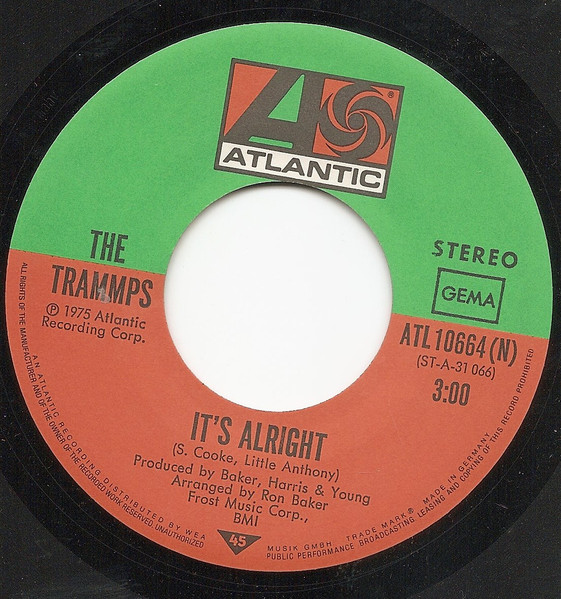The Trammps - Hooked For Life | Atlantic (ATL 10664) - 3