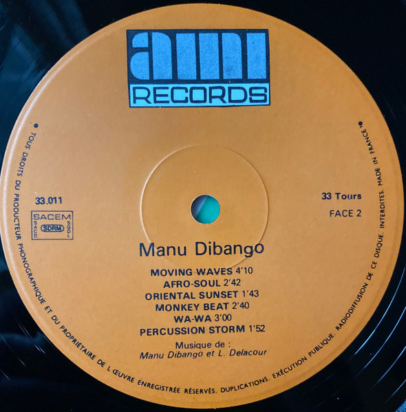 Manu Dibango - Africadelic | AMI Records (33.011) - 4