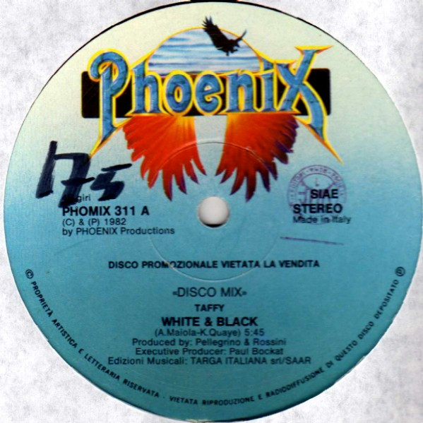 Taffy / Klein & M.B.O. - White & Black / Wonderful | Phoenix (PHOMIX 311) - 3 Taffy / Klein & M.B.O. - White & Black / Wonderful | Phoenix (PHOMIX 311) - 3