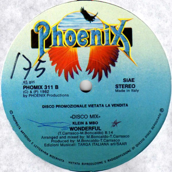 Taffy / Klein & M.B.O. - White & Black / Wonderful | Phoenix (PHOMIX 311) - 4 Taffy / Klein & M.B.O. - White & Black / Wonderful | Phoenix (PHOMIX 311) - 4
