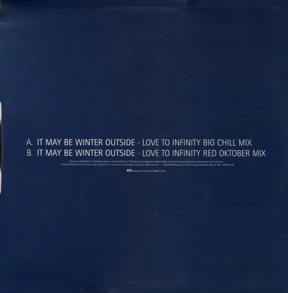 Emma - It May Be Winter Outside (Love To Infinity Mixes) | EMI (12EMDJ 528) - 2