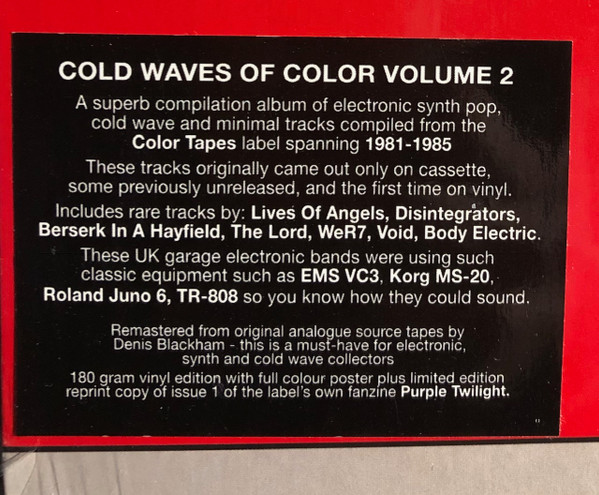 Various - Cold Waves Of Color Volume 2 | Color Disc (COLOR LP 02) - 3 Various - Cold Waves Of Color Volume 2 | Color Disc (COLOR LP 02) - 3