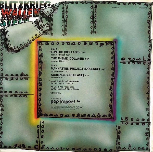Wallenstein - Blitzkrieg | Pilz (20 29064-6) - 3