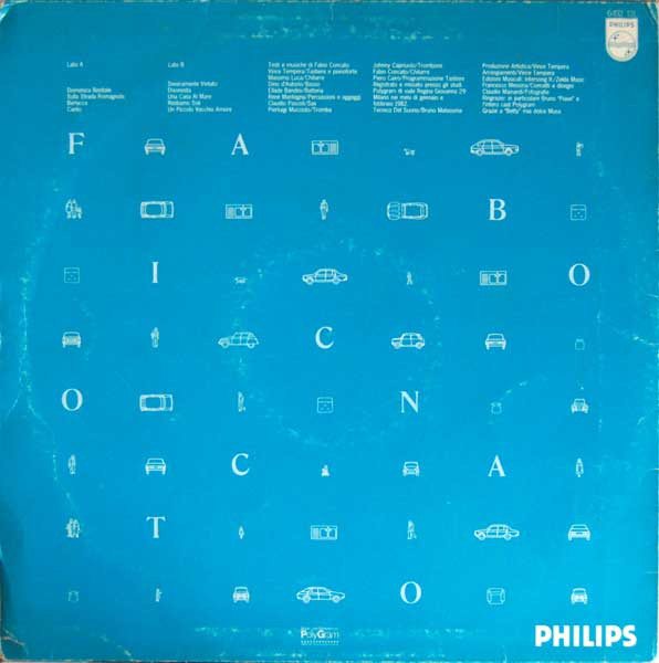 Fabio Concato - Fabio Concato | Philips (6492 131) - 2 Fabio Concato - Fabio Concato | Philips (6492 131) - 2