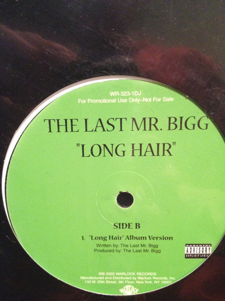 The Last Mr. Bigg - Long Hair | Warlock Records (WR-323-1DJ) - 2 The Last Mr. Bigg - Long Hair | Warlock Records (WR-323-1DJ) - 2