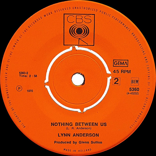Lynn Anderson - Rose Garden | CBS (5360) - 4