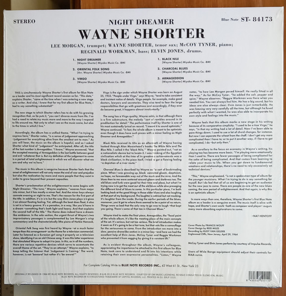 Wayne Shorter - Night Dreamer | Blue Note (ST-84173) - 3