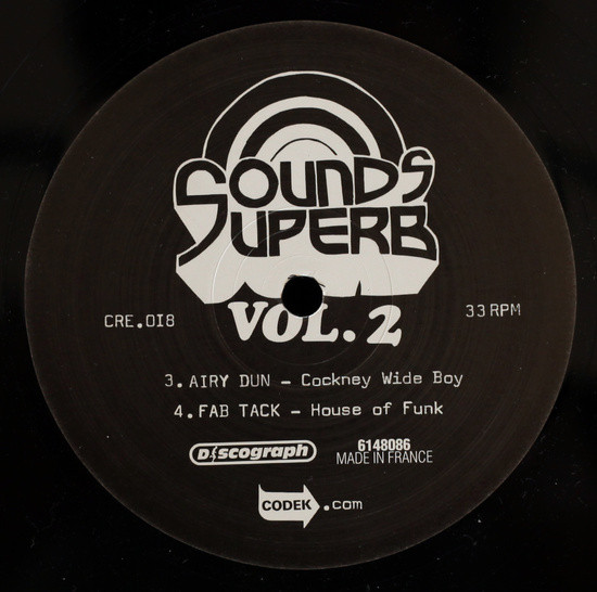 Various - Sounds Superb Vol. 2 | Codek Records Europe (CRE.018) - 2