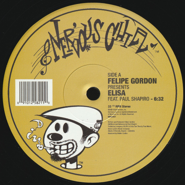 Felipe Gordon Feat. Paul Shapiro - Elisa / Resonant Memories | Nervous Chill (NER25821)