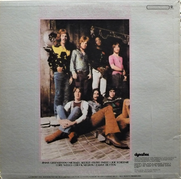 Three Dog Night - Harmony [Vinyl] | ABC/Dunhill Records (DSX 50108) - 2