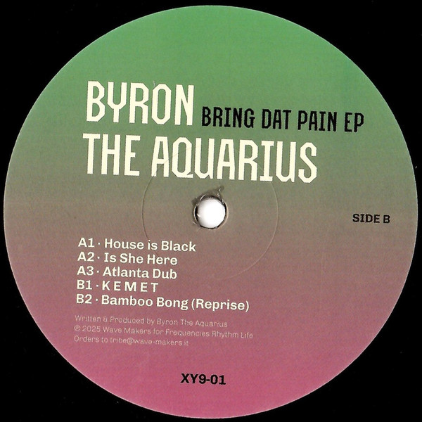 Byron The Aquarius - Bring Dat Pain EP | Frequencies Rhythm Life (XY9-01) - 2
