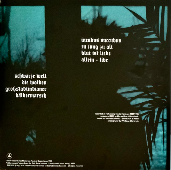 X Mal Deutschland - Early Singles (1981 - 1982) | Sacred Bones Records (SBR3050) - 4 X Mal Deutschland - Early Singles (1981 - 1982) | Sacred Bones Records (SBR3050) - 4