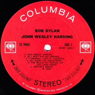Bob Dylan - John Wesley Harding | Columbia (CS 9604) - 3