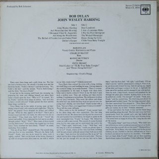 Bob Dylan - John Wesley Harding | Columbia (CS 9604) - 2