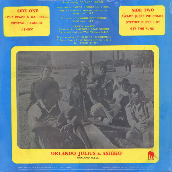 Orlando Julius & The Ashiko - Love, Peace & Happiness | Hot Casa Records (HC49) - 2 Orlando Julius & The Ashiko - Love, Peace & Happiness | Hot Casa Records (HC49) - 2
