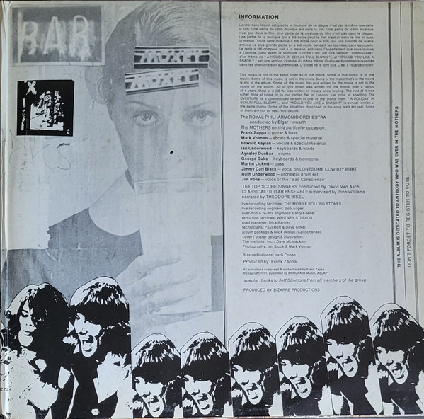Frank Zappa - Frank Zappa's 200 Motels | Liberty (UAS 29 218/9) - 3