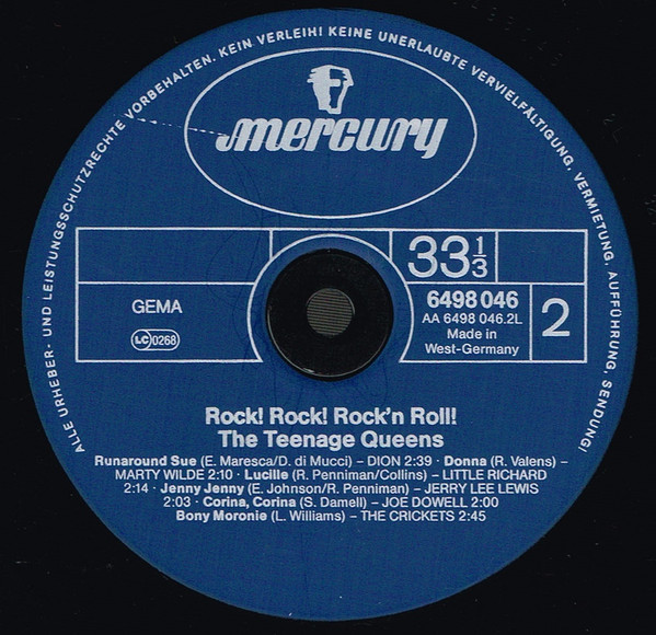 Various - The Teenage Queens | Mercury (6498 046) - 4 Various - The Teenage Queens | Mercury (6498 046) - 4