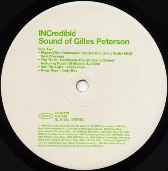 Gilles Peterson - INCredible Sound Of Gilles Peterson | Epic (E2 61478) - 4