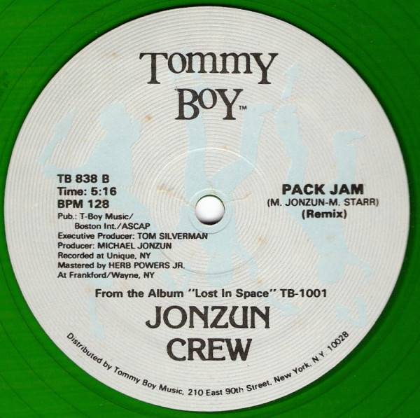 The Jonzun Crew - Electro Boogie Encounter / Pack Jam (Remix) | Tommy Boy (TB 838) - 2 The Jonzun Crew - Electro Boogie Encounter / Pack Jam (Remix) | Tommy Boy (TB 838) - 2